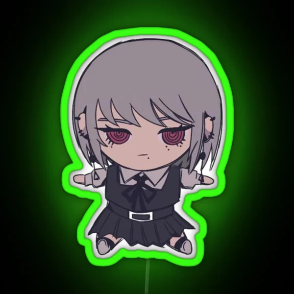 Cute Chibi Fami Devil RGB Neon Sign
