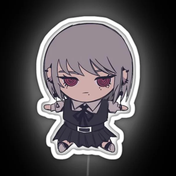 Cute Chibi Fami Devil RGB Neon Sign