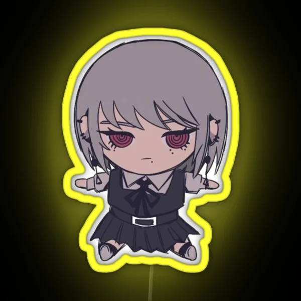 Cute Chibi Fami Devil RGB Neon Sign