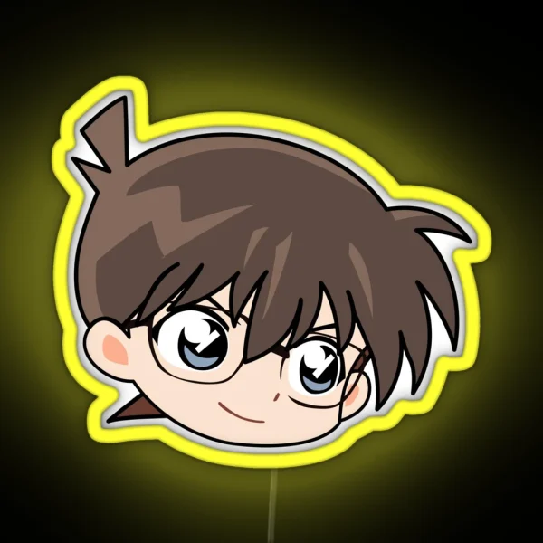 Cute Conan RGB Neon Sign