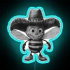 Cute Cowboy Bee RGB Neon Sign - Image 2