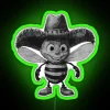 Cute Cowboy Bee RGB Neon Sign - Image 3