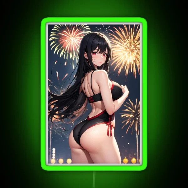 Cute Deadly Princess 8 Fanart RGB Neon Sign