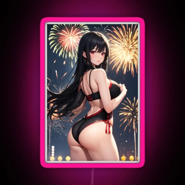 Cute Deadly Princess 8 Fanart RGB Neon Sign