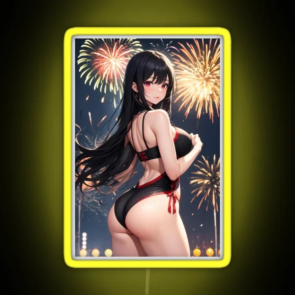 Cute Deadly Princess 8 Fanart RGB Neon Sign