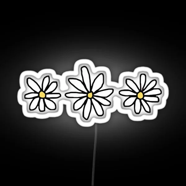 Cute Flowers RGB Neon Sign