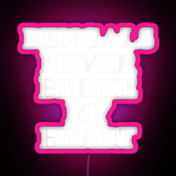 Cute Gifts For Bengal Cat Owners RGB Neon Sign