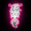 Cute Girl Knitting RGB Neon Sign - Image 6
