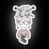 Cute Girl Knitting RGB Neon Sign