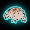 Cute Grumpy Desert Sand Frog RGB Neon Sign - Image 3