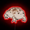Cute Grumpy Desert Sand Frog RGB Neon Sign - Image 2