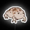 Cute Grumpy Desert Sand Frog RGB Neon Sign