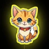 Cute Happy Cartoon Cat RGB Neon Sign - Image 5