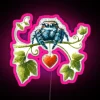 Cute Jumping Spider Of Love Valentines Day RGB Neon Sign - Image 6