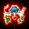 Cute Jumping Spider Of Love Valentines Day RGB Neon Sign - Image 2