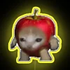 Cute Kitten In An Apple Meme Applecatrun RGB Neon Sign - Image 6