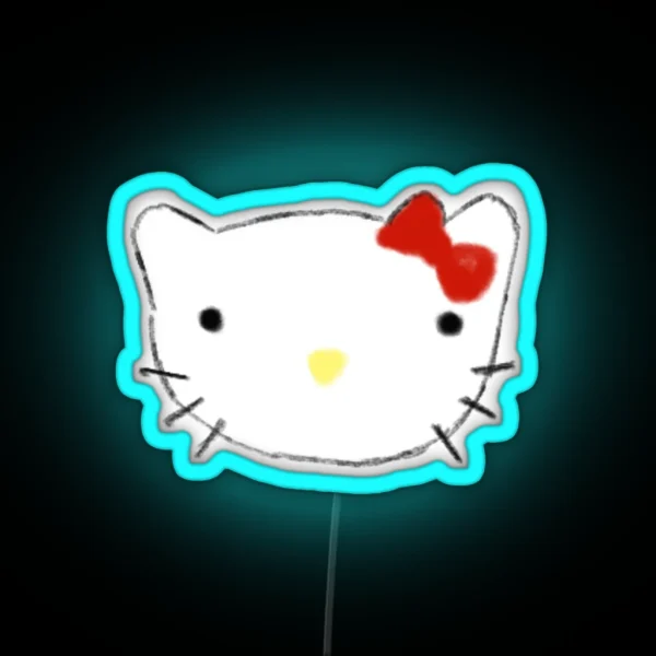 Cute Kitty RGB Neon Sign