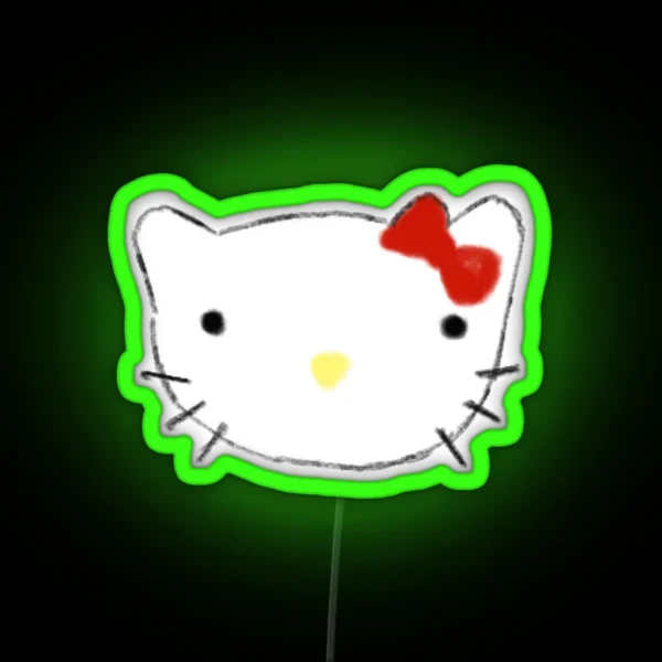 Cute Kitty RGB Neon Sign