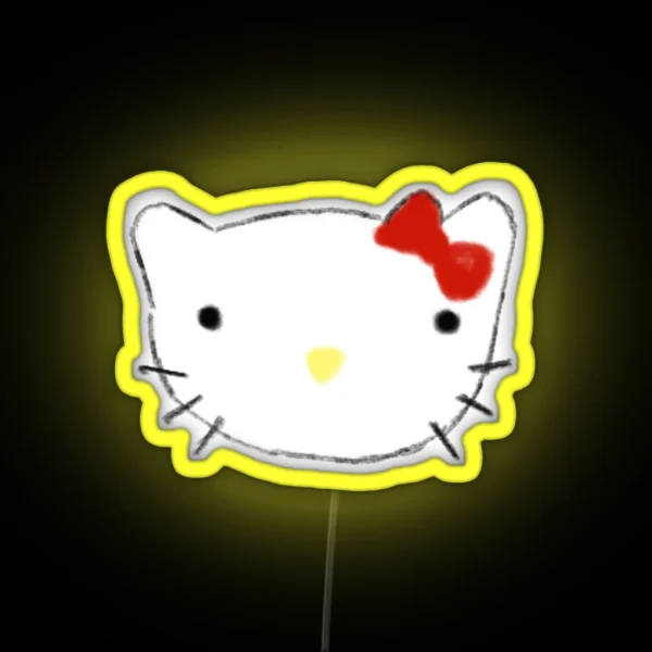 Cute Kitty RGB Neon Sign
