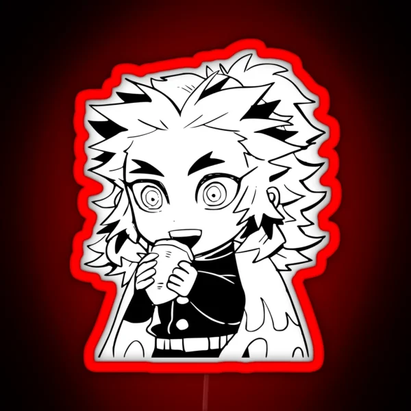 Cute Kyojuro Rengoku RGB Neon Sign