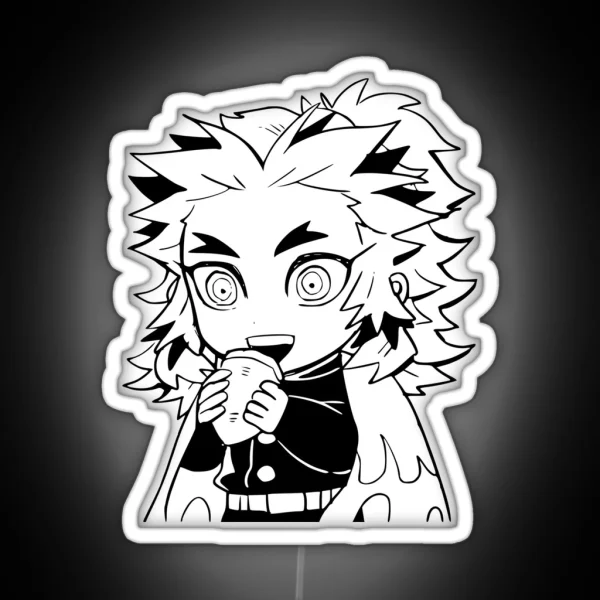 Cute Kyojuro Rengoku RGB Neon Sign