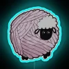 Cute Little Pink Ball Of Wool Sheep Lamb RGB Neon Sign - Image 3