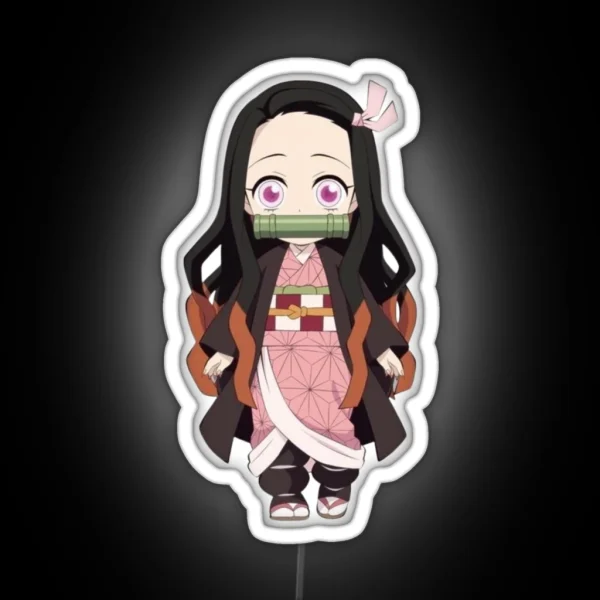 Cute Nezuko Kamado RGB Neon Sign