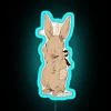 Cute Raggedy Bunny RGB Neon Sign - Image 3