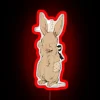 Cute Raggedy Bunny RGB Neon Sign - Image 2