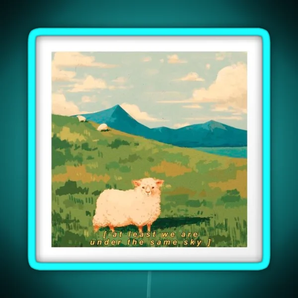 Cute Sheep Led RGB Neon Sign