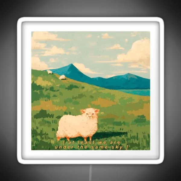 Cute Sheep Led RGB Neon Sign