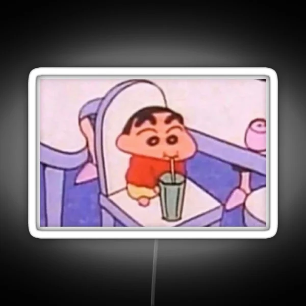 Cute Shin Chan RGB Neon Sign