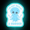 Cute Socially Awkward I M Not Really A Hugger RGB Neon Sign - Image 3