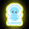 Cute Socially Awkward I M Not Really A Hugger RGB Neon Sign - Image 5