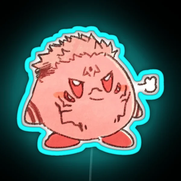 Cute Sukuna RGB Neon Sign