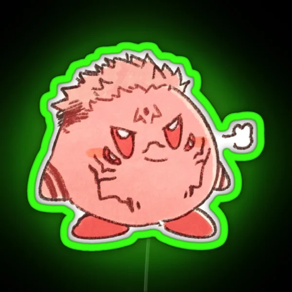 Cute Sukuna RGB Neon Sign