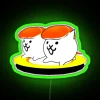Cute Sushi Battle Cats RGB Neon Sign - Image 4