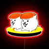 Cute Sushi Battle Cats RGB Neon Sign - Image 2