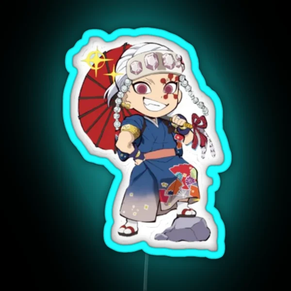 Cute Tengennn Uzuiiiii RGB Neon Sign