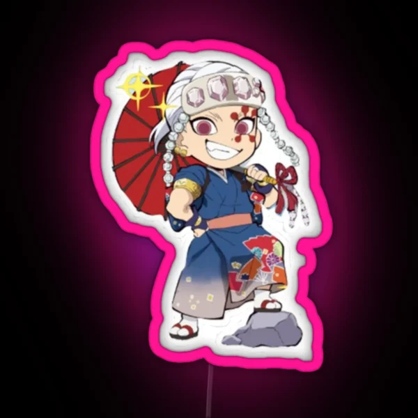 Cute Tengennn Uzuiiiii RGB Neon Sign