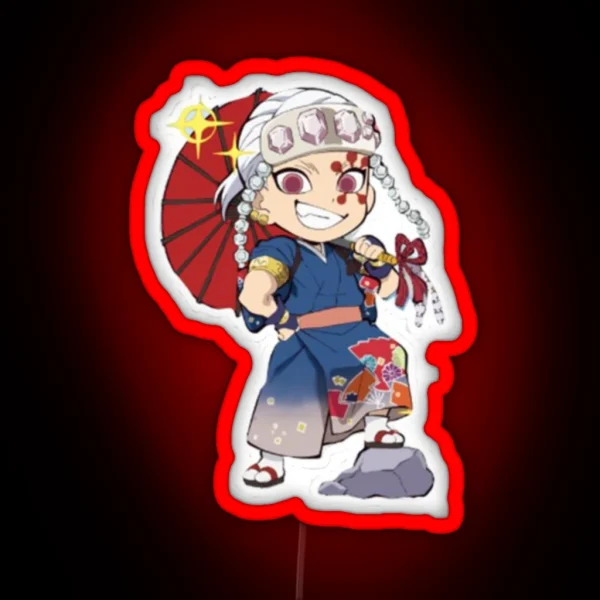 Cute Tengennn Uzuiiiii RGB Neon Sign
