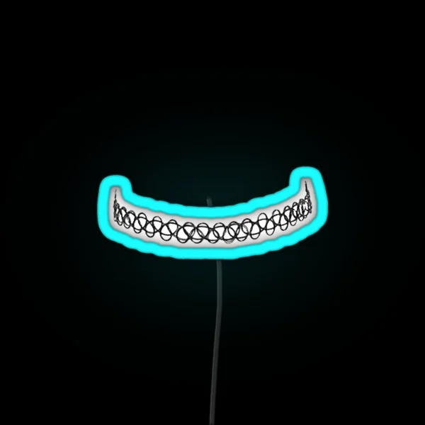 Cute Tumblr Choker RGB Neon Sign