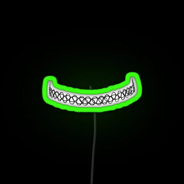 Cute Tumblr Choker RGB Neon Sign