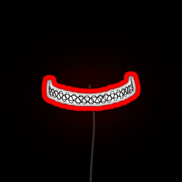 Cute Tumblr Choker RGB Neon Sign