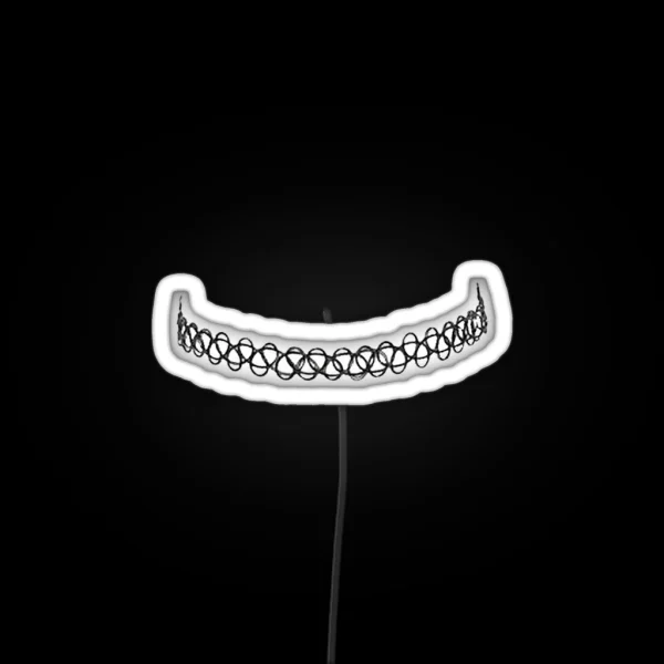 Cute Tumblr Choker RGB Neon Sign