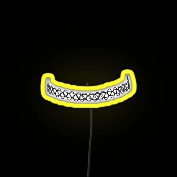 Cute Tumblr Choker RGB Neon Sign