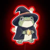 Cute Wizard Frog RGB Neon Sign - Image 2