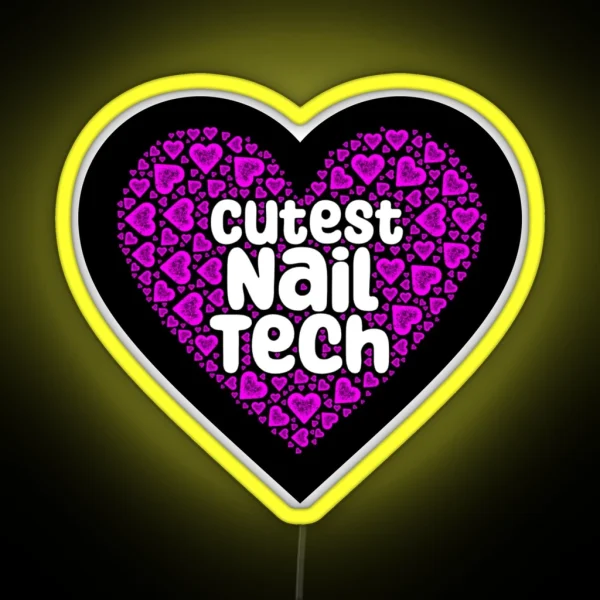 Cutest Nail Tech RGB Neon Sign