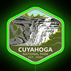 Cuyahoga Valley National Park RGB Neon Sign