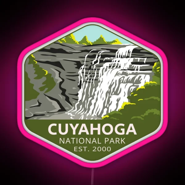 Cuyahoga Valley National Park RGB Neon Sign